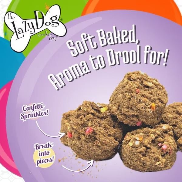 The Lazy Dog Cookie Co Soft-Baked Birthday Cake Bites 5 oz