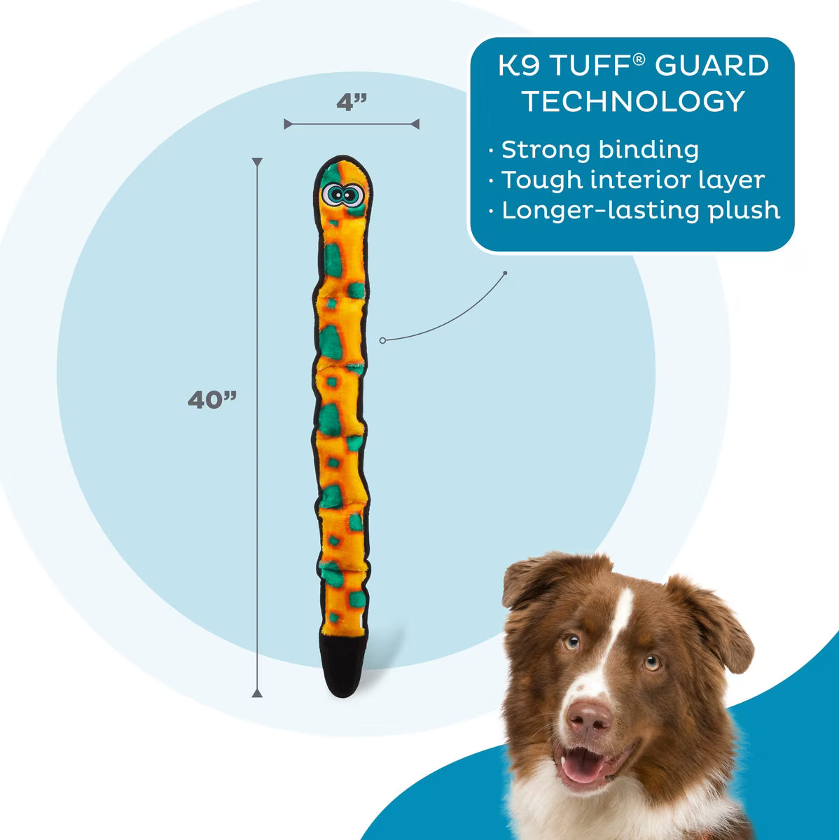 Outward Hound Durablez Snake - Orange XL