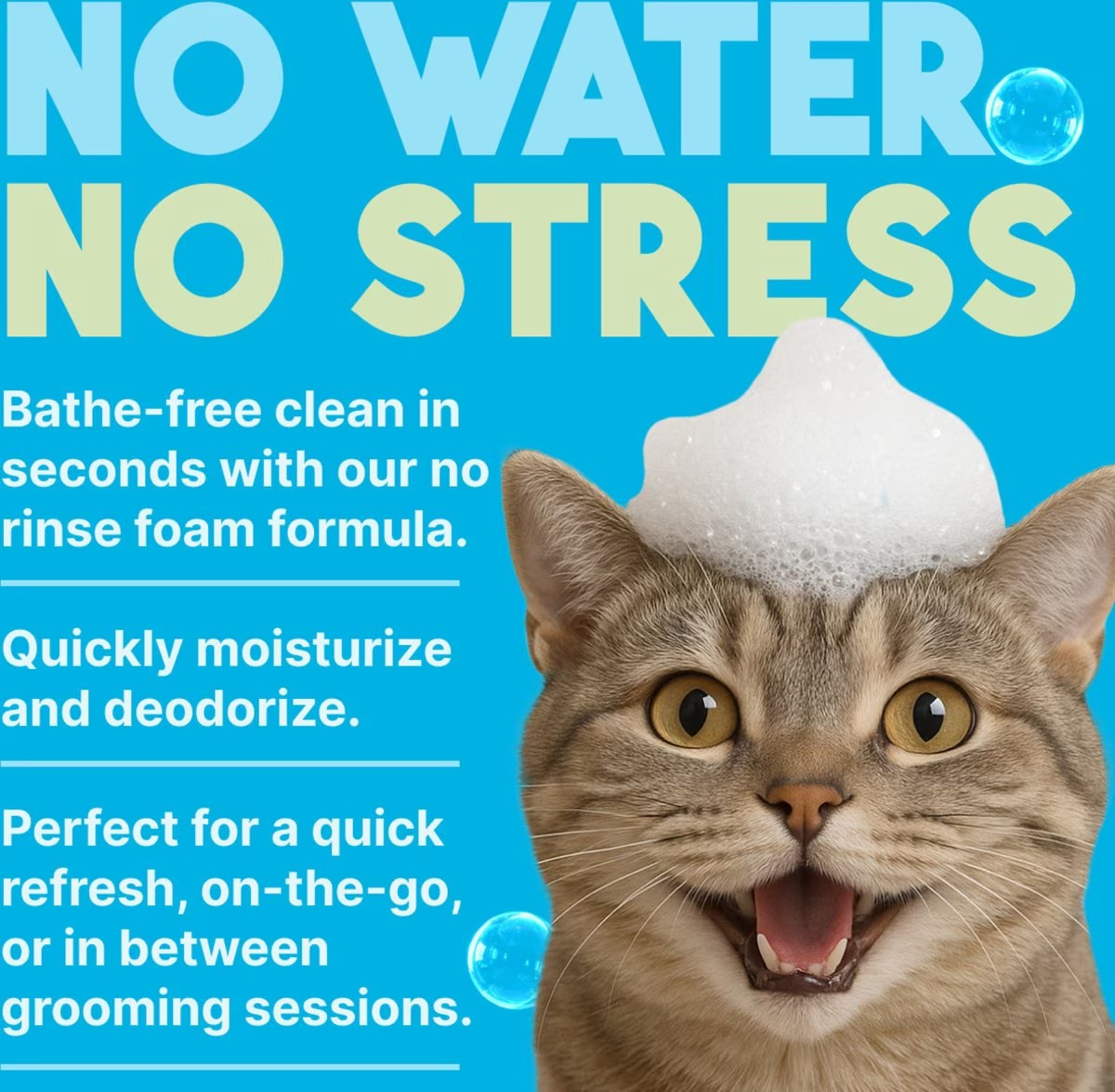 TropiClean Waterless Cat Shampoo 7.4 fl oz