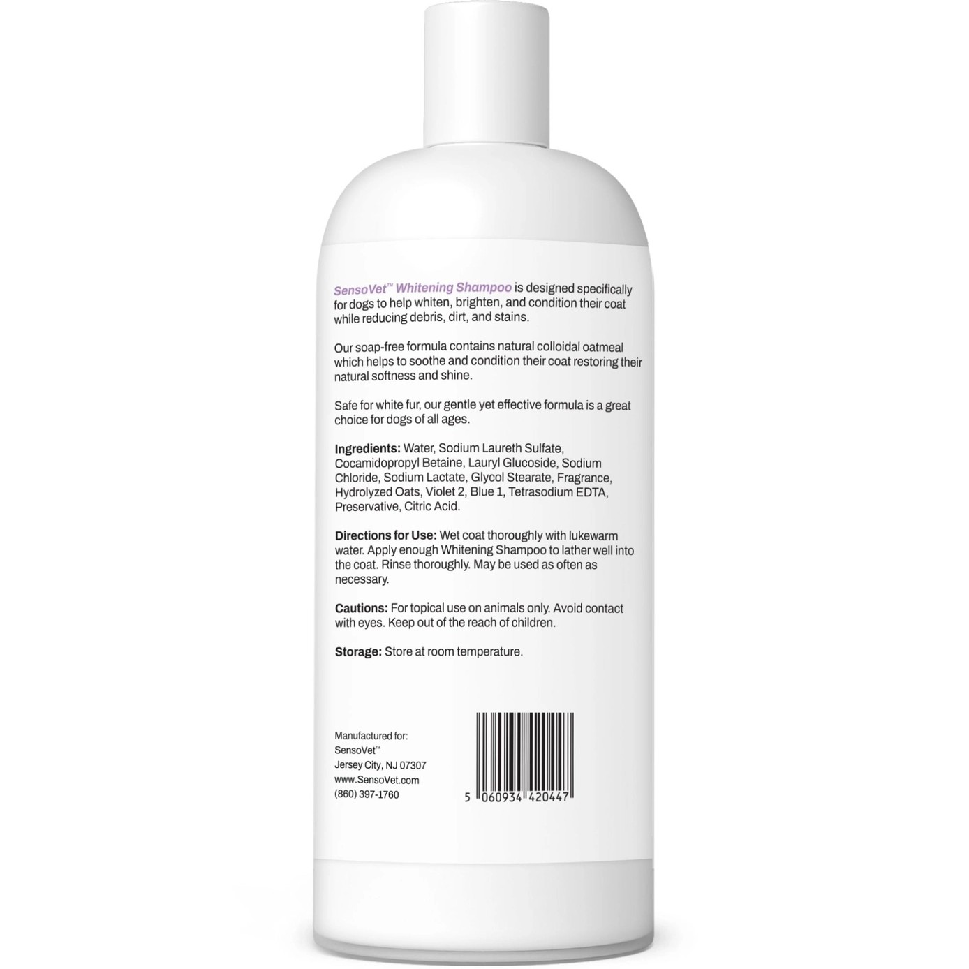 SensoVet Whitening & Brightening Shampoo 12 FL OZ