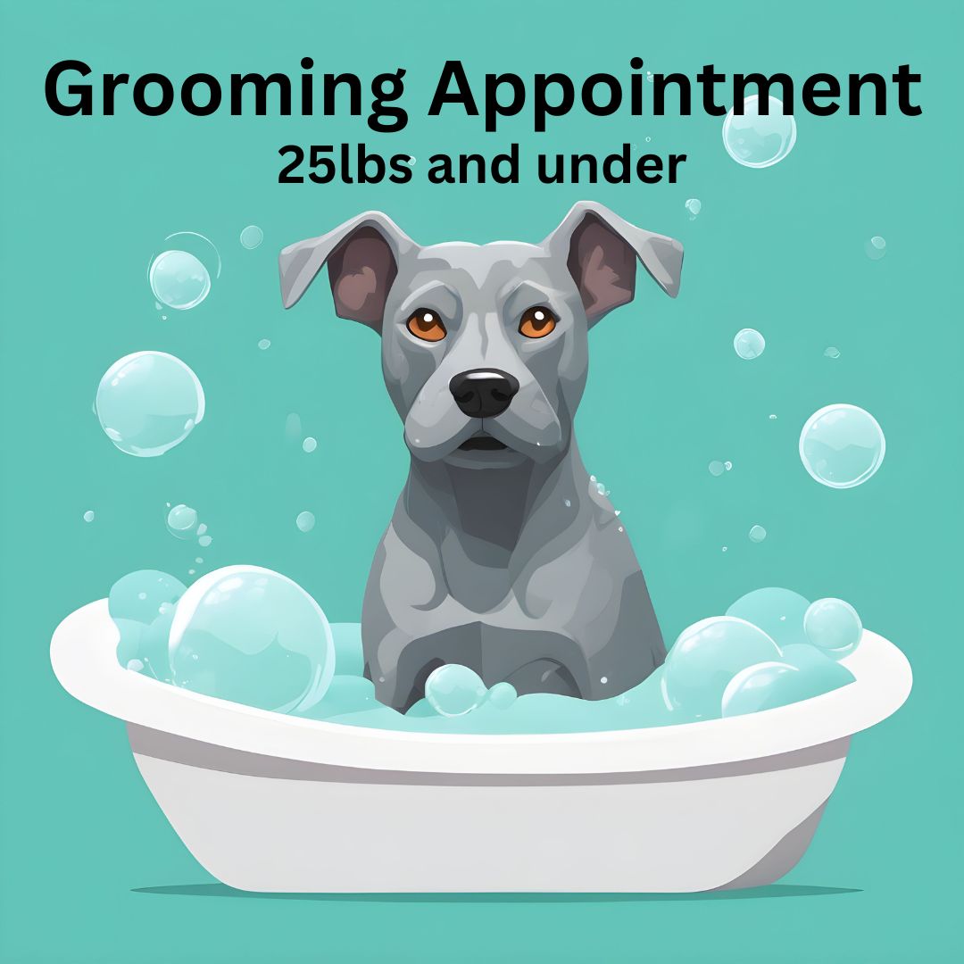 *Grooming Service (25lbs and under)