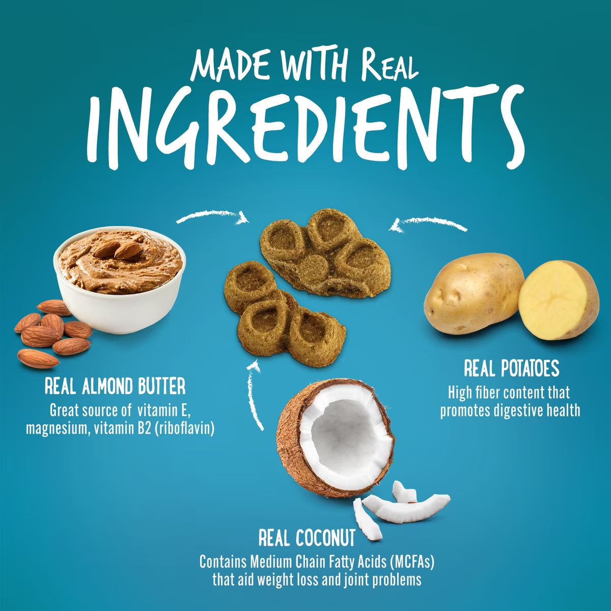 Fruitables Biggies Almond Butter & Coconut 16 oz