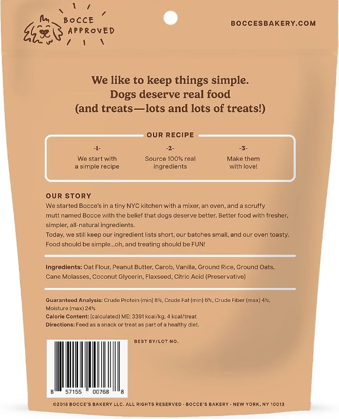 Bocce's Bakery Mud Pie Oh My Training Bites Dog Treats 6oz