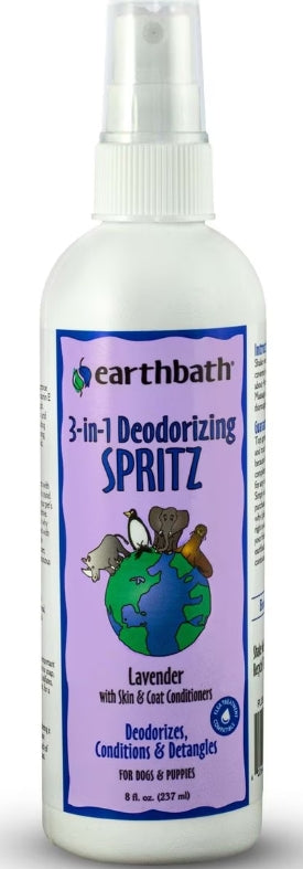 earthbath 3-in-1 Deodorizing SPRITZ Lavender 8 fl oz