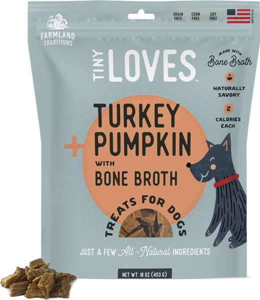 Farmland Traditions Tiny Loves Turkey Pumpkin with Bone Broth