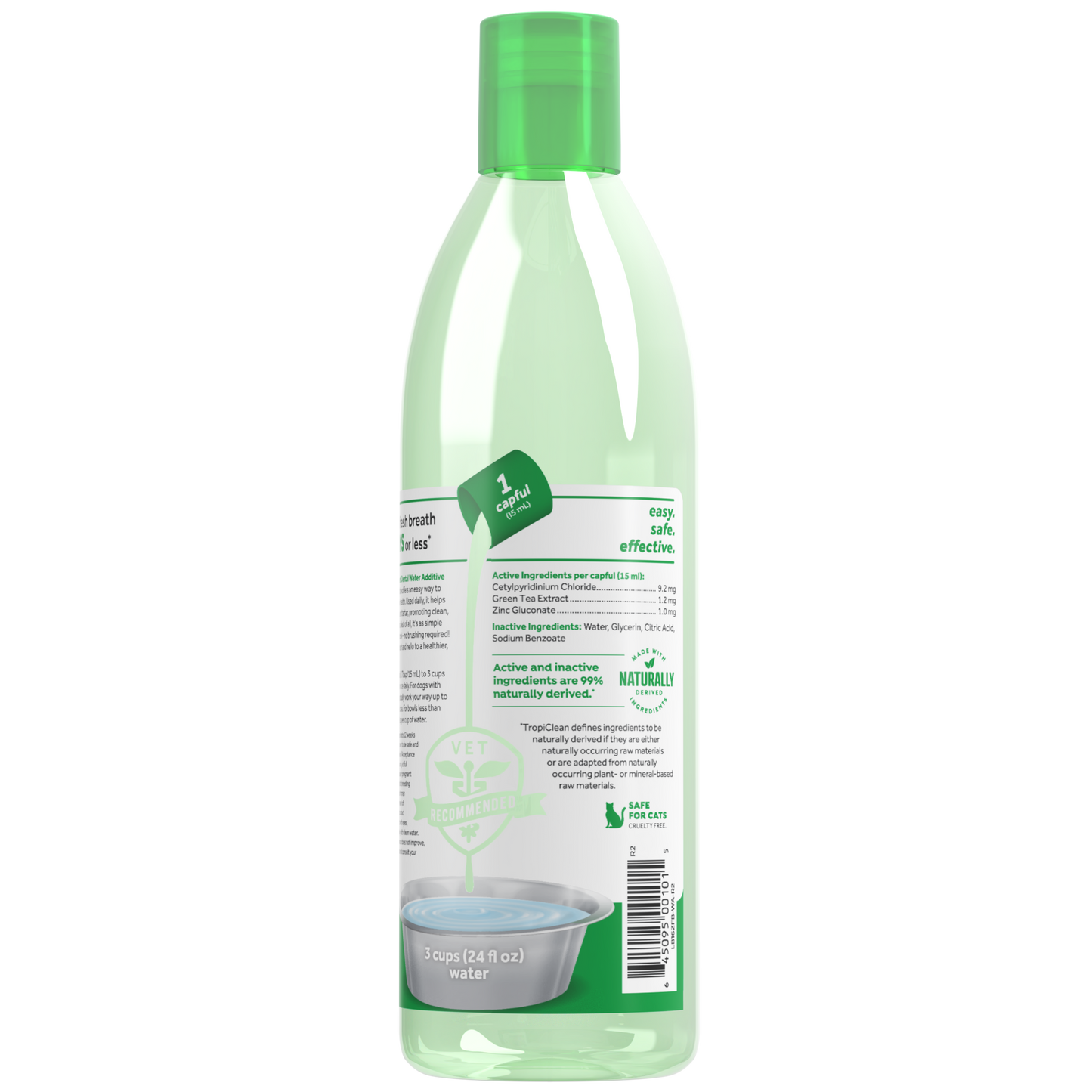 Tropiclean fresh breath Dental Health Water Additive 8 fl oz