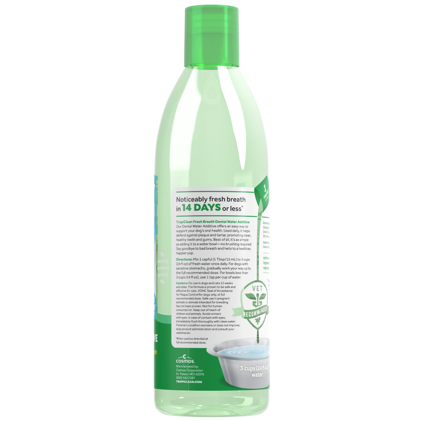 Tropiclean fresh breath Dental Health Water Additive 8 fl oz