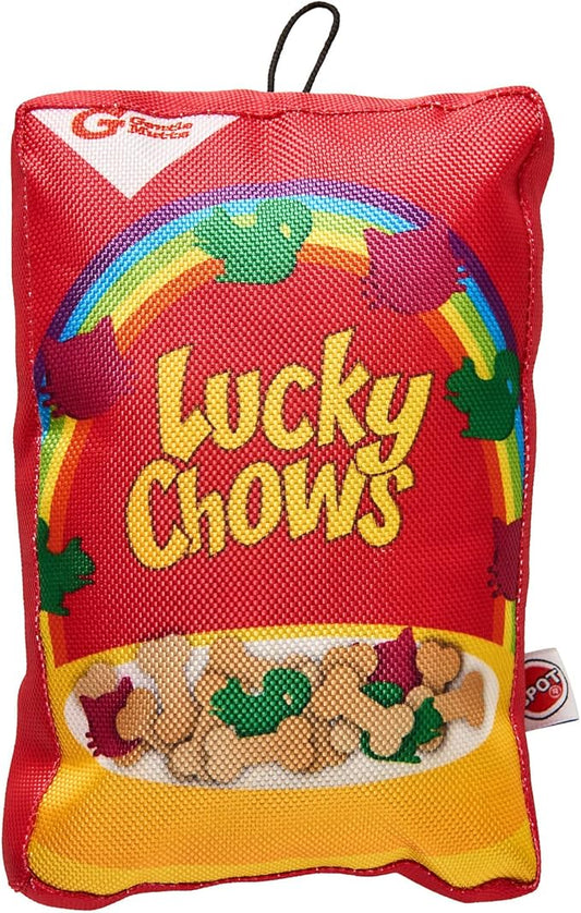 FunFood Cereal Dog Toy w/ Squeaker - Lucky Chows