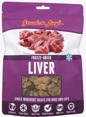 Grandma Lucy's Freeze Dried Liver 2.5 oz