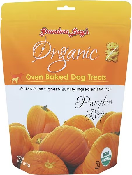 Grandma Lucy's Organics Oven Baked Treats - Pumpkin
