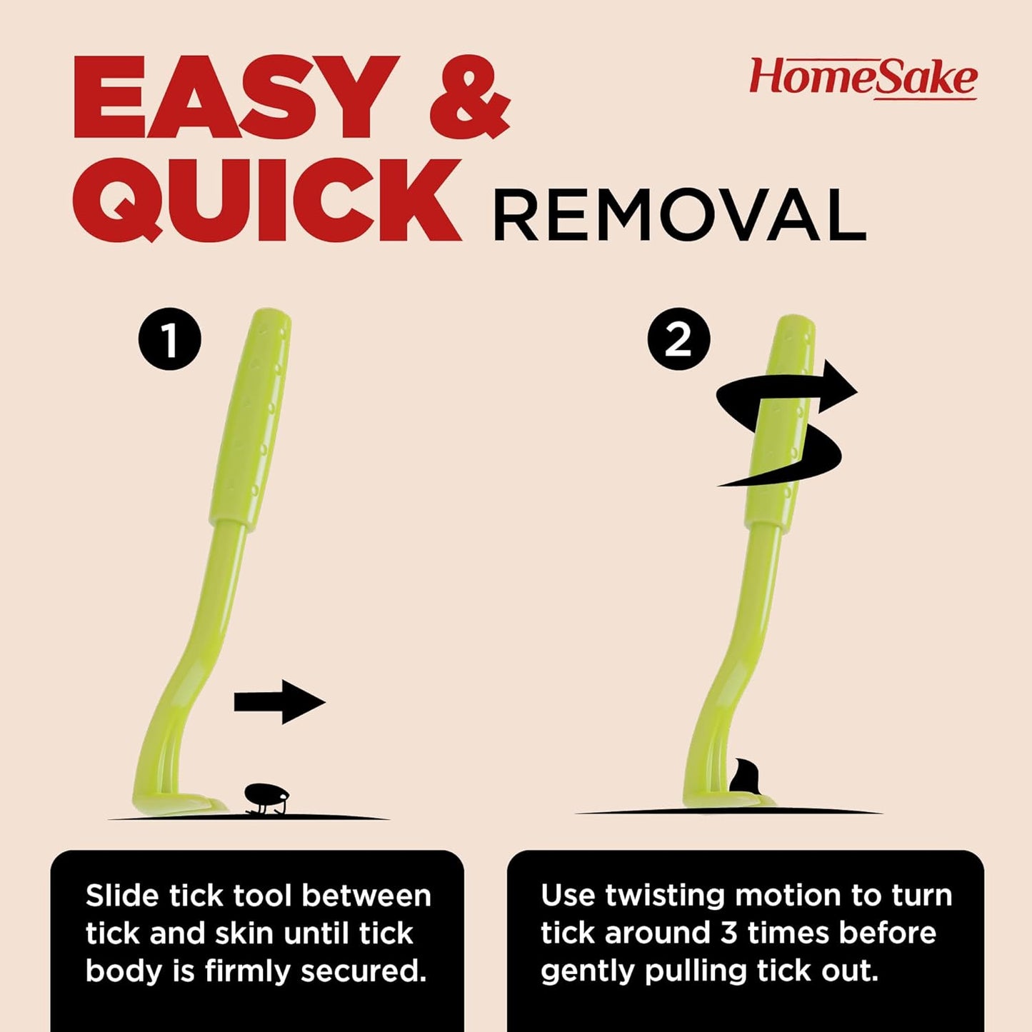 HomeSake Tick Remover