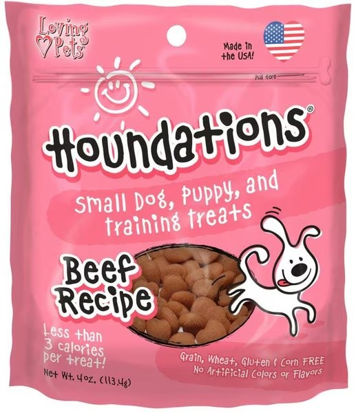 Loving Pets Houndations Training Treats - Beef Recipe