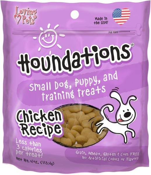 Loving Pets Houndations Training Treats - Chicken Recipe