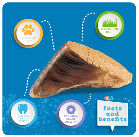 Jack & Pup Stuffed Cow Hooves Bacon Cheese