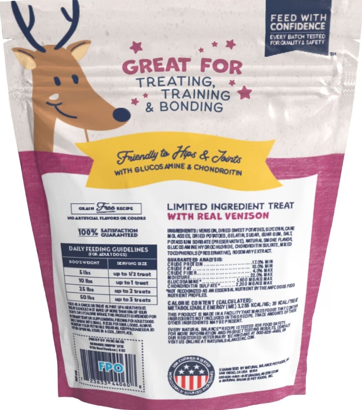 Natural Balance Jumpin' Stix - Venison 4 oz