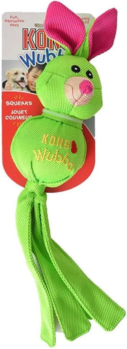 Kong Wubba Friends Ballistic - Green Bunny - Large