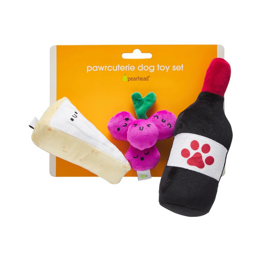 Pearhead Pawrcuterie Board Dog Toy Set 3 pc