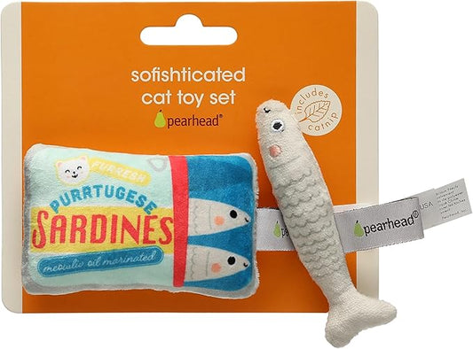 Pearhead Sofishticated Cat Toy Set 2pc