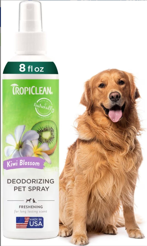 TropiClean Deodorizing Pet Spray - Kiwi Blossom 8 oz