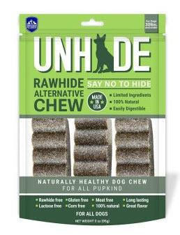 Unhide Rawhide Alternative Chew 3-Pack - For dogs 30lbs and under