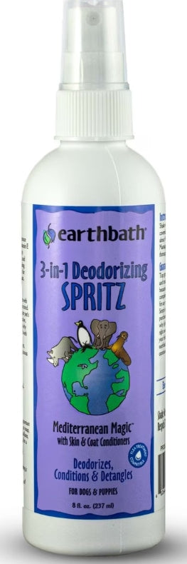 earthbath 3-in-1 Deodorizing SPRITZ Mediterranean Magic 8 fl oz